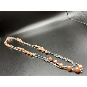 Lia Sophia Pink Pearl Necklace